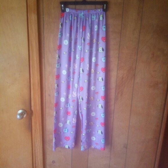 Japanese Pattern Women's Purple Ohs Pajamas Size M New - Picture 5 of 6